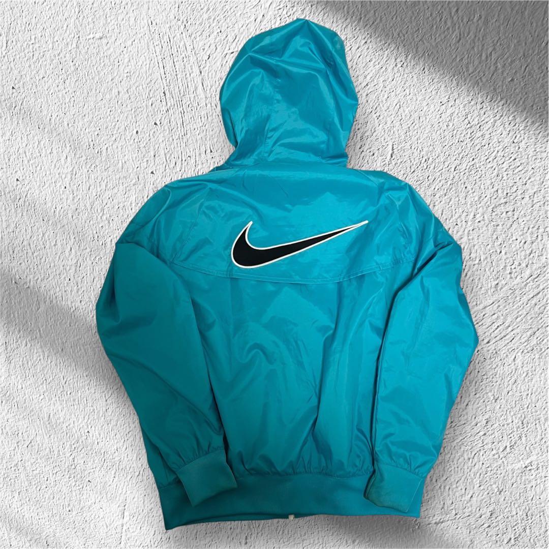 美品⭐︎Nike アクアブルー ウィンドブレーカー