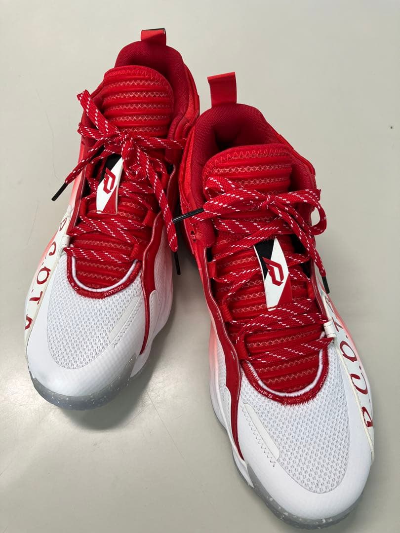 Adidas dame7バスケットボールシューズ 赤/白