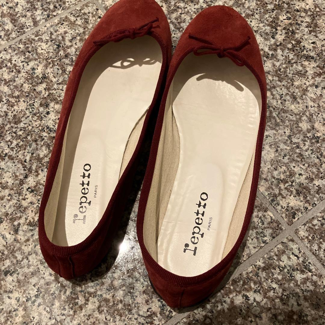 裏張り済み　repetto(レペット)バレエシューズ　40サイズ