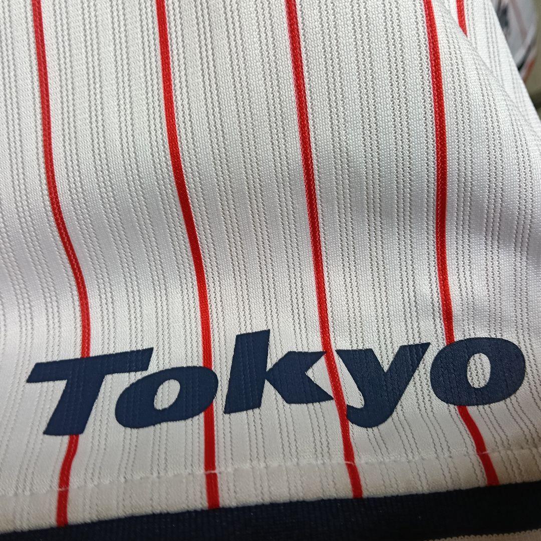 マジェスティック製 ヤクルトスワローズ 原樹理 ハイクオリティユニフォーム／M