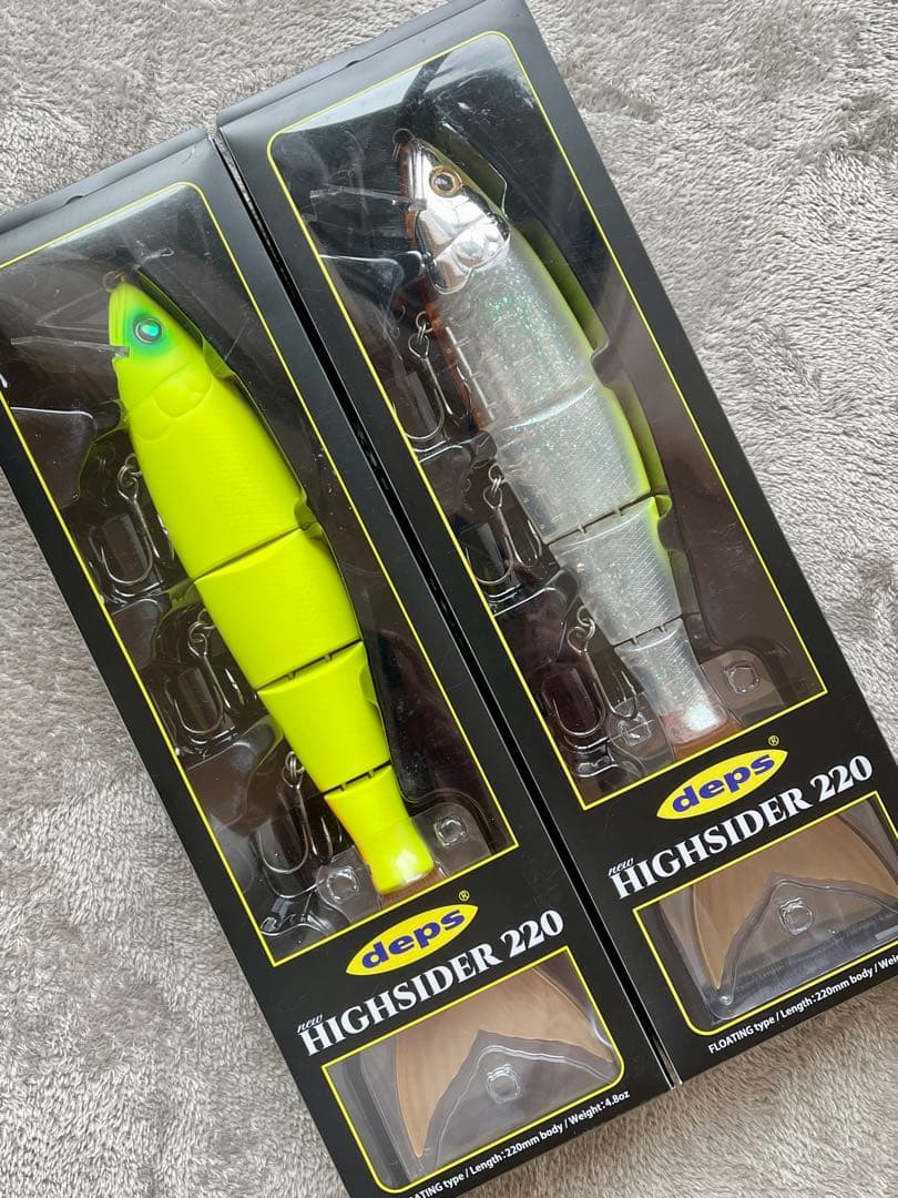 【再販無】デプス deps newハイサイダー220 2個 マットチャート等