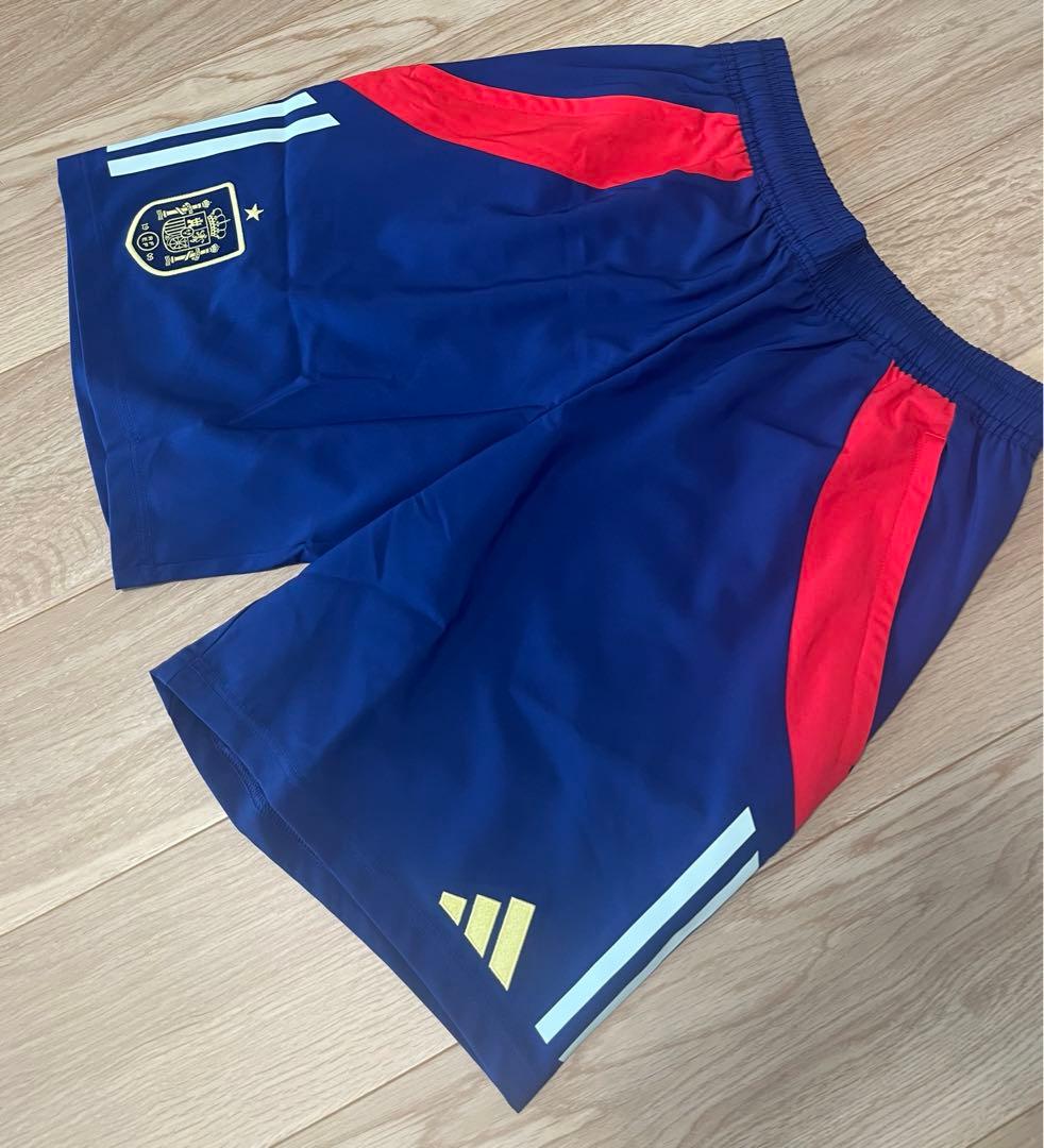 adidas スペイン代表　ショートパンツ　ショーツ　ユーロ　サッカー
