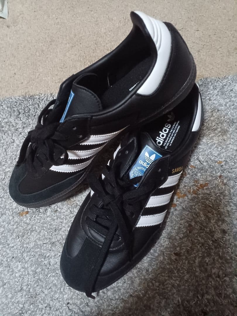 【超美品】adidas Samba ブラック/ホワイト シューズ29センチ