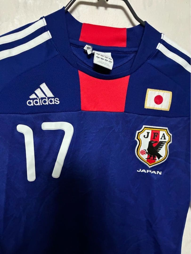 日本代表 ユニフォーム 10-11 長谷部 17 アディダス Mサイズ