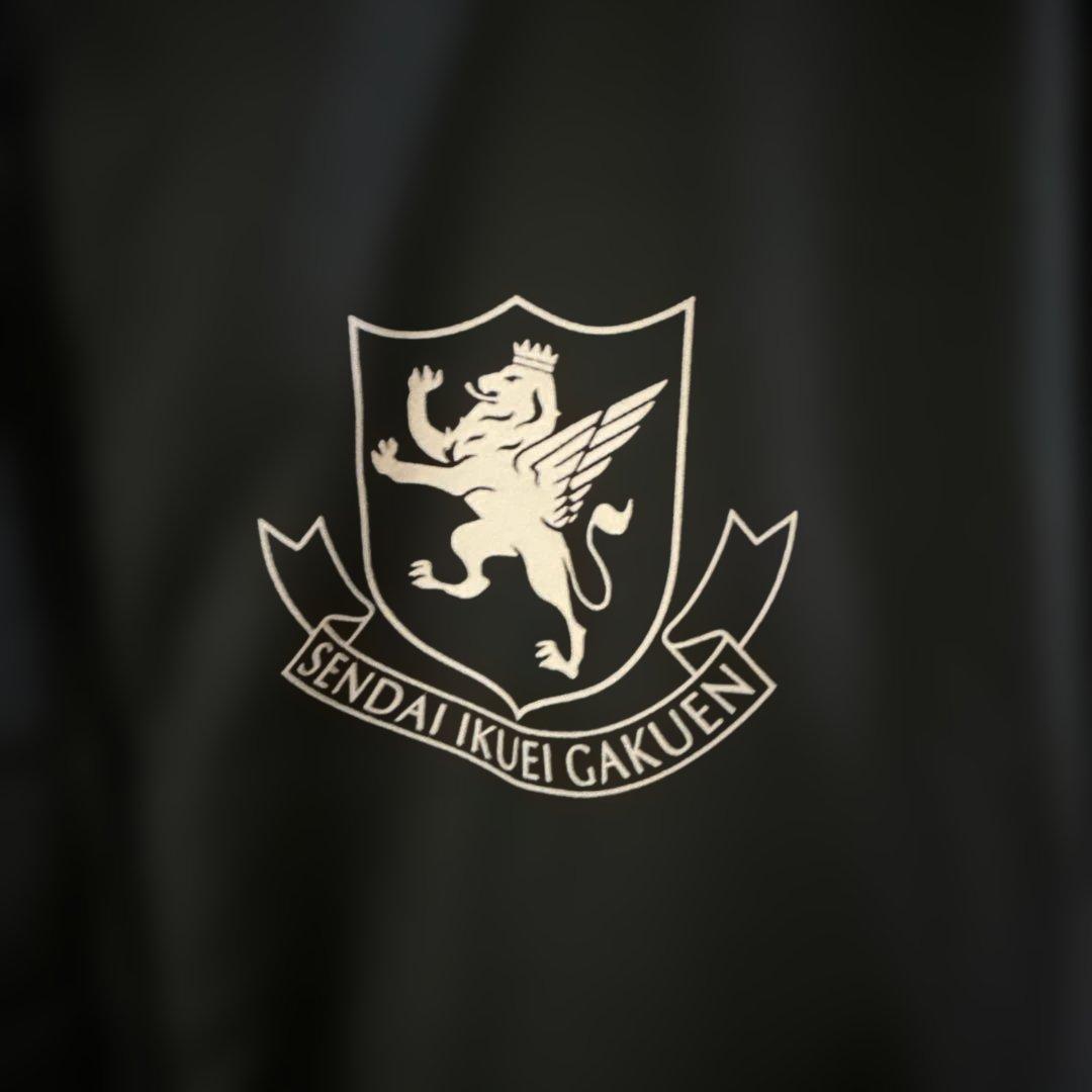 adidas 仙台育英学園 ベンチコート 2XL 黒