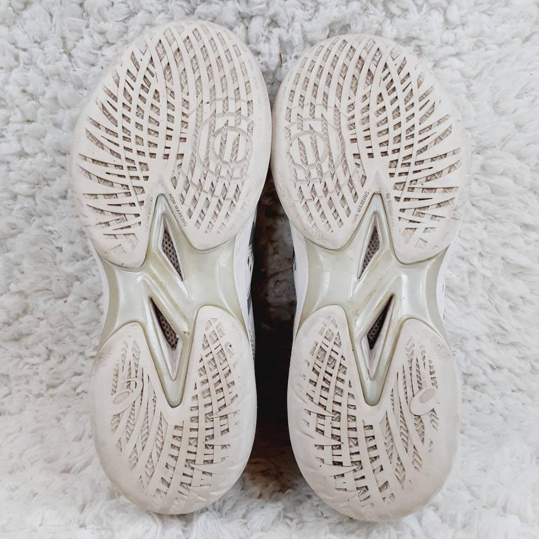 美品26㎝◎asics アシックス GELHOOP V15 ゲルフープV15 白
