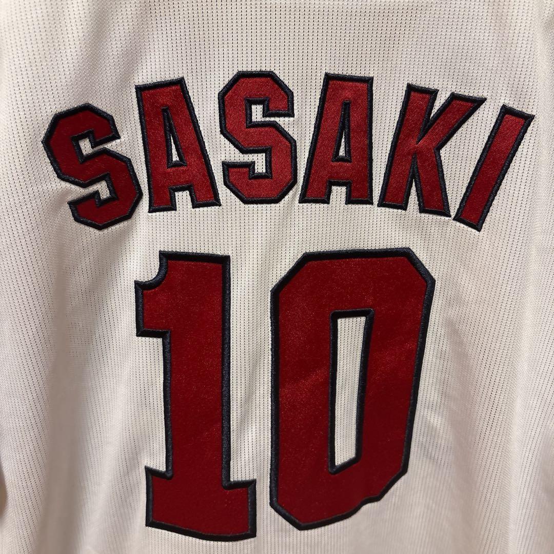 広島東洋カープ　佐々木泰　ハイクオリティユニフォーム（ホーム）O（ＸＬ）
