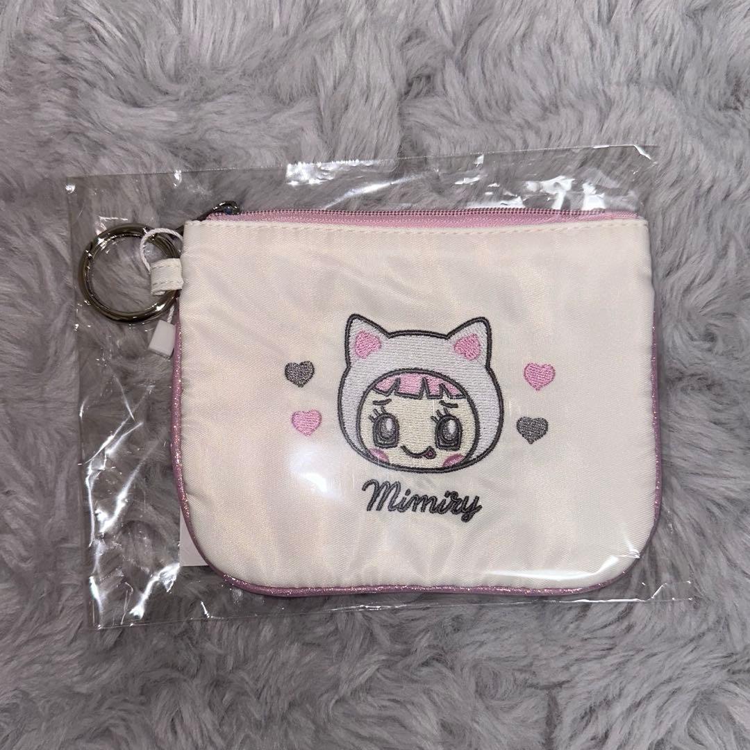 ナルミヤハッピーパーク ミミリーちゃん くたくたぬいぐるみチャーム　クリアポーチ