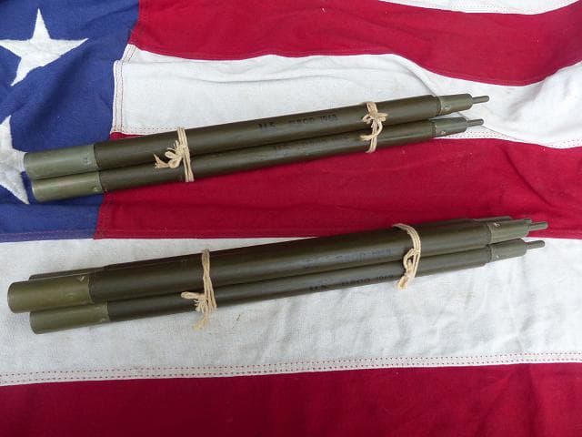 1968” 米軍実物 ナム戦 デッド!　テントポール　6本セット 軍幕 278
