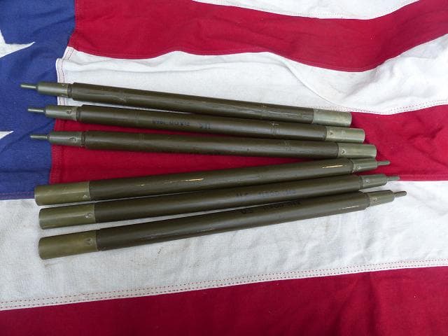 1968” 米軍実物 ナム戦 デッド!　テントポール　6本セット 軍幕 278