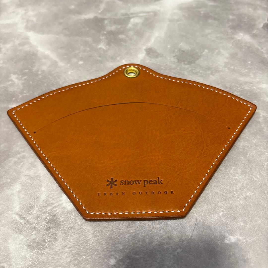 美品 スノーピーク レザー フィルターケース カフェ限定