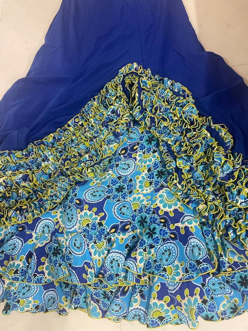 【新品未使用】フラメンコ衣装 lopez de santos ブルー