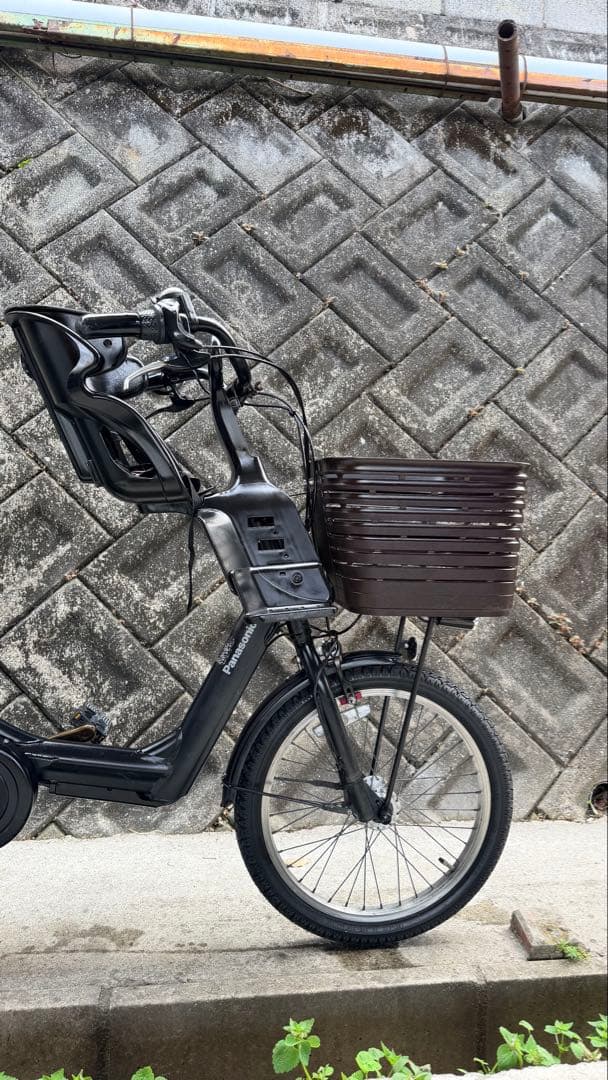 パナソニック製電動自転車（チャイルドシート2席付き） バッテリー16ah