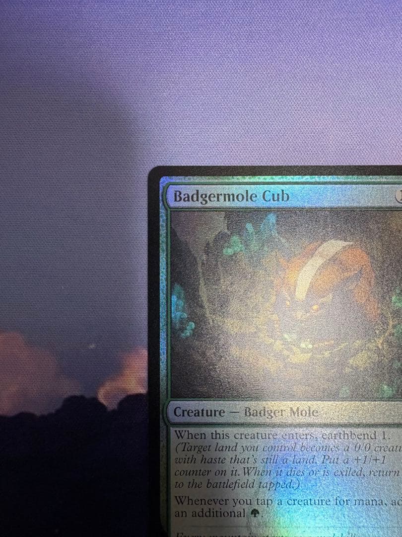 MTG アナグマモグラの仔　英版　Foil
