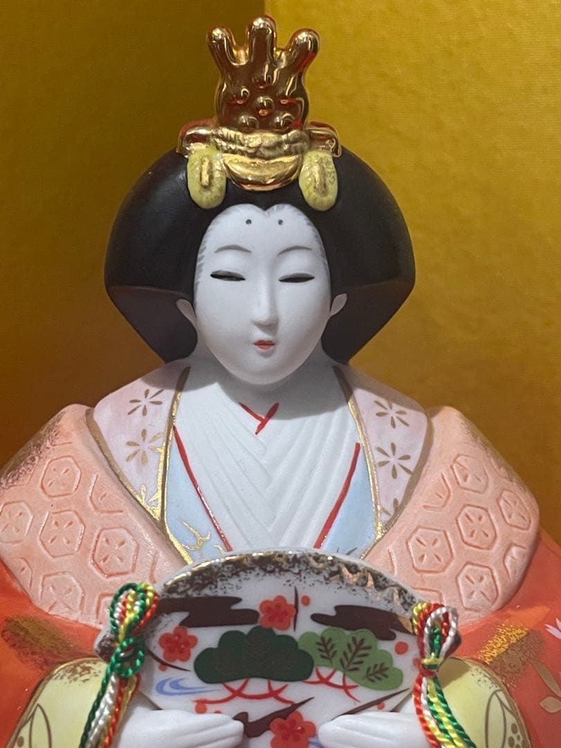 陶器製　雛人形セット