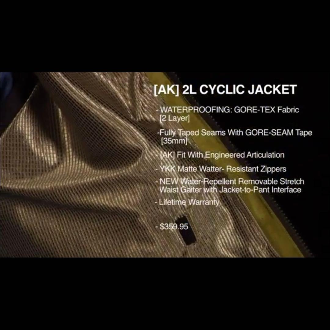 美品Burton ak cyclic JKT/PT GORE-TEXセットアップ