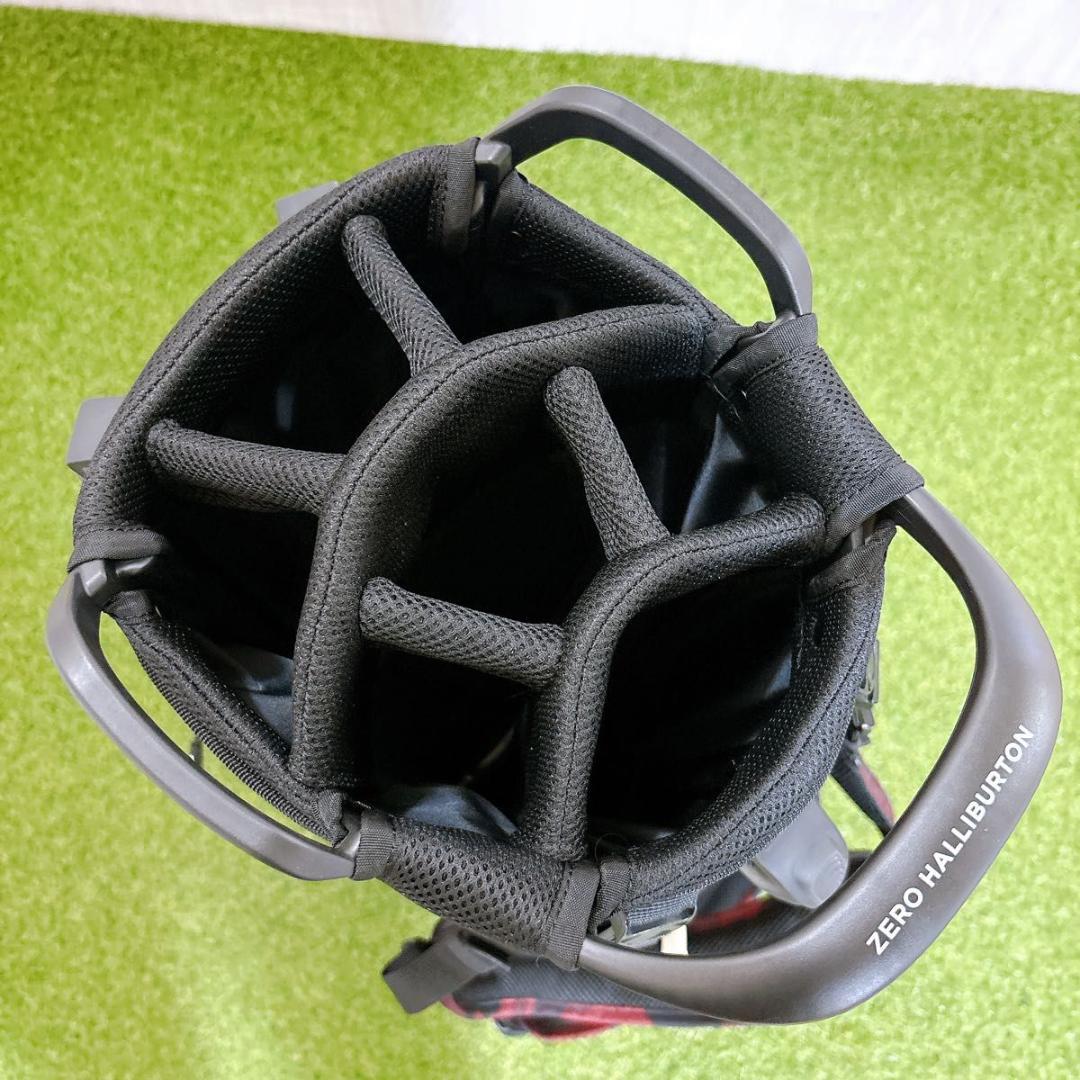 未使用 ゼロハリバートン キャディバッグ ゴルフバッグ カモフラ ZHG-CB1