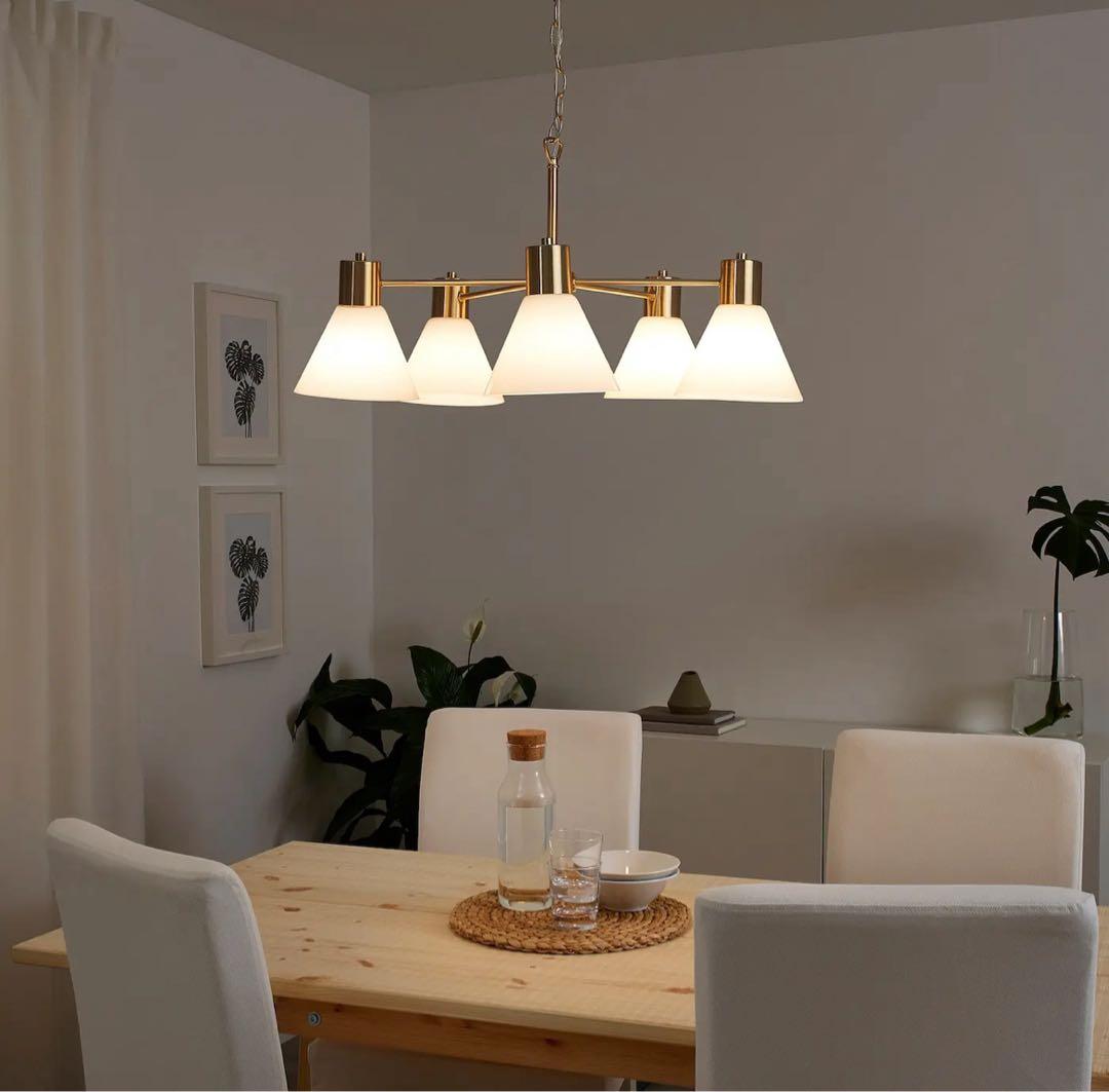 【極美品】IKEA Flugbo 照明 フルーグボー シーリングライト
