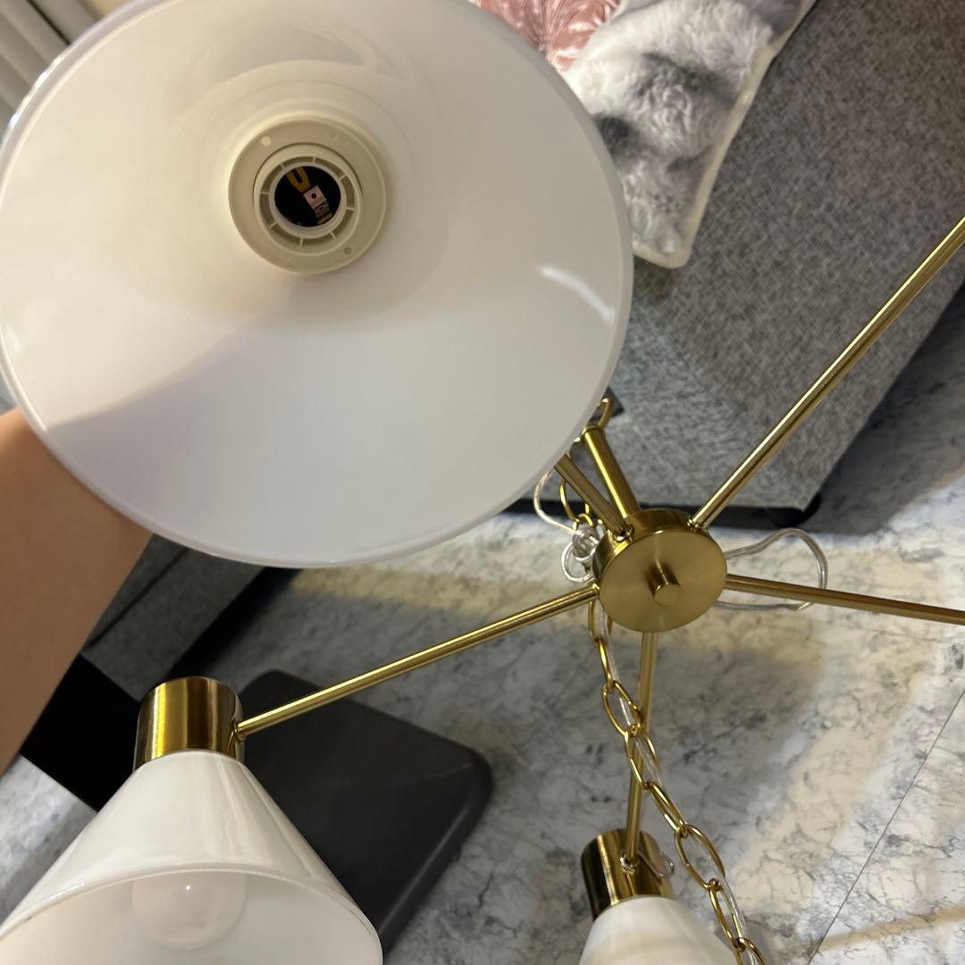 【極美品】IKEA Flugbo 照明 フルーグボー シーリングライト