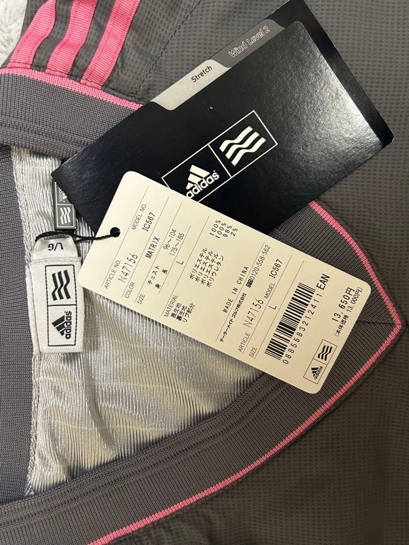 adidas メンズ　ゴルフブレーカー　L 新品✨