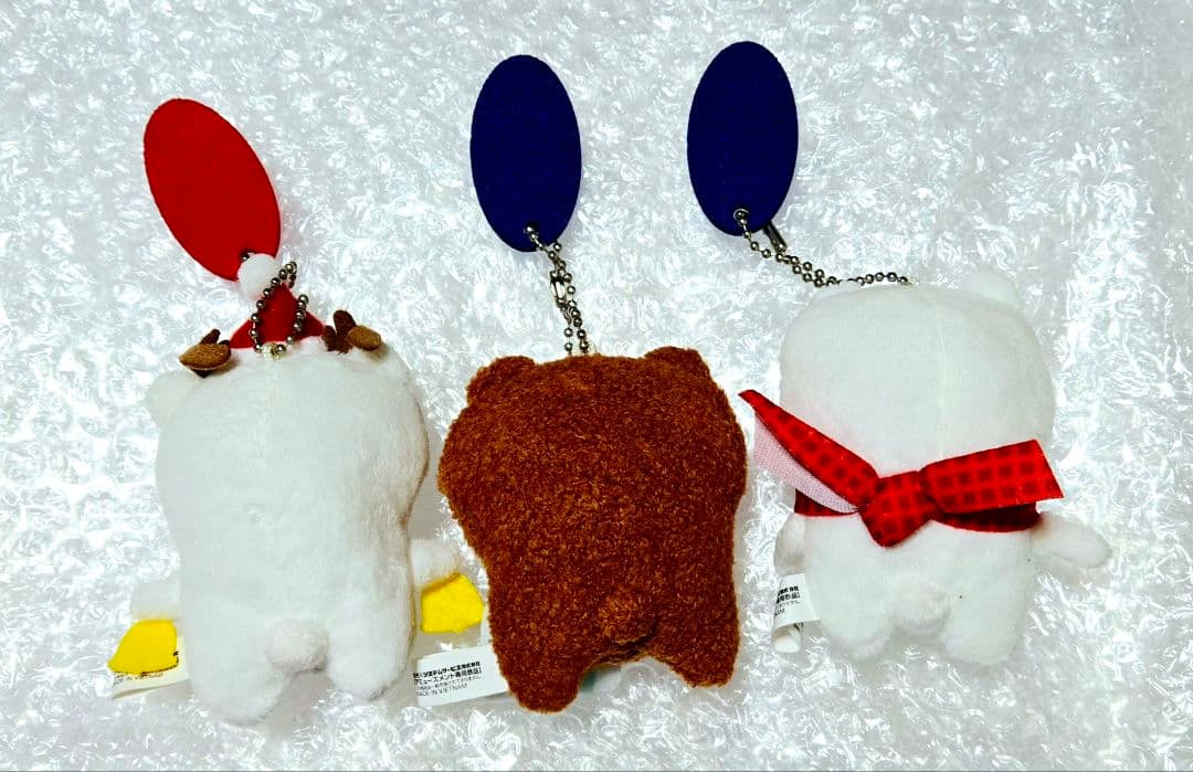 自分ツッコミくま　クリスマス　マスコット　キーチェーン　レア　セット