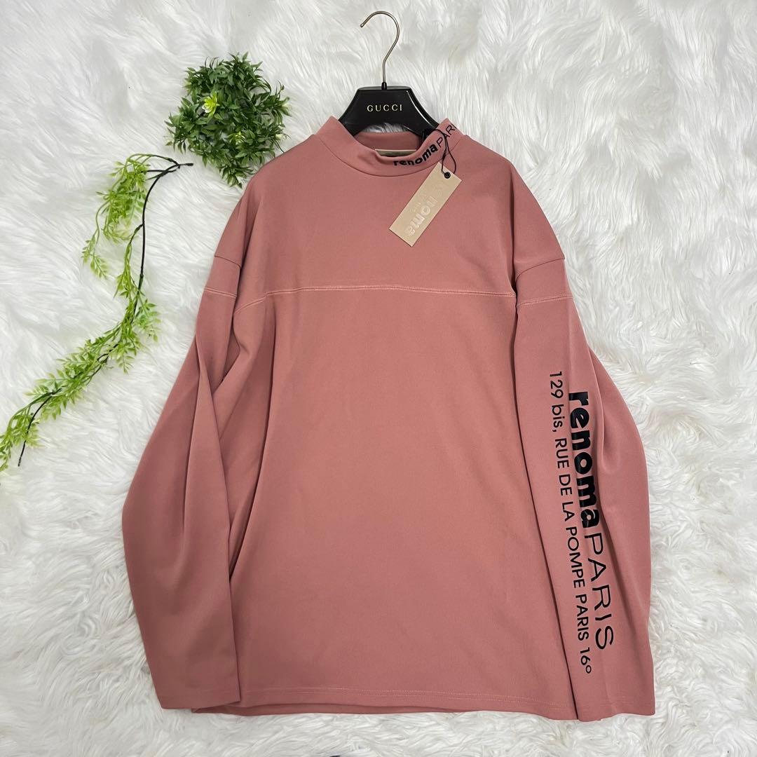 新品 renoma PARIS GOLF レノマ ゴルフ ロンT モックネック