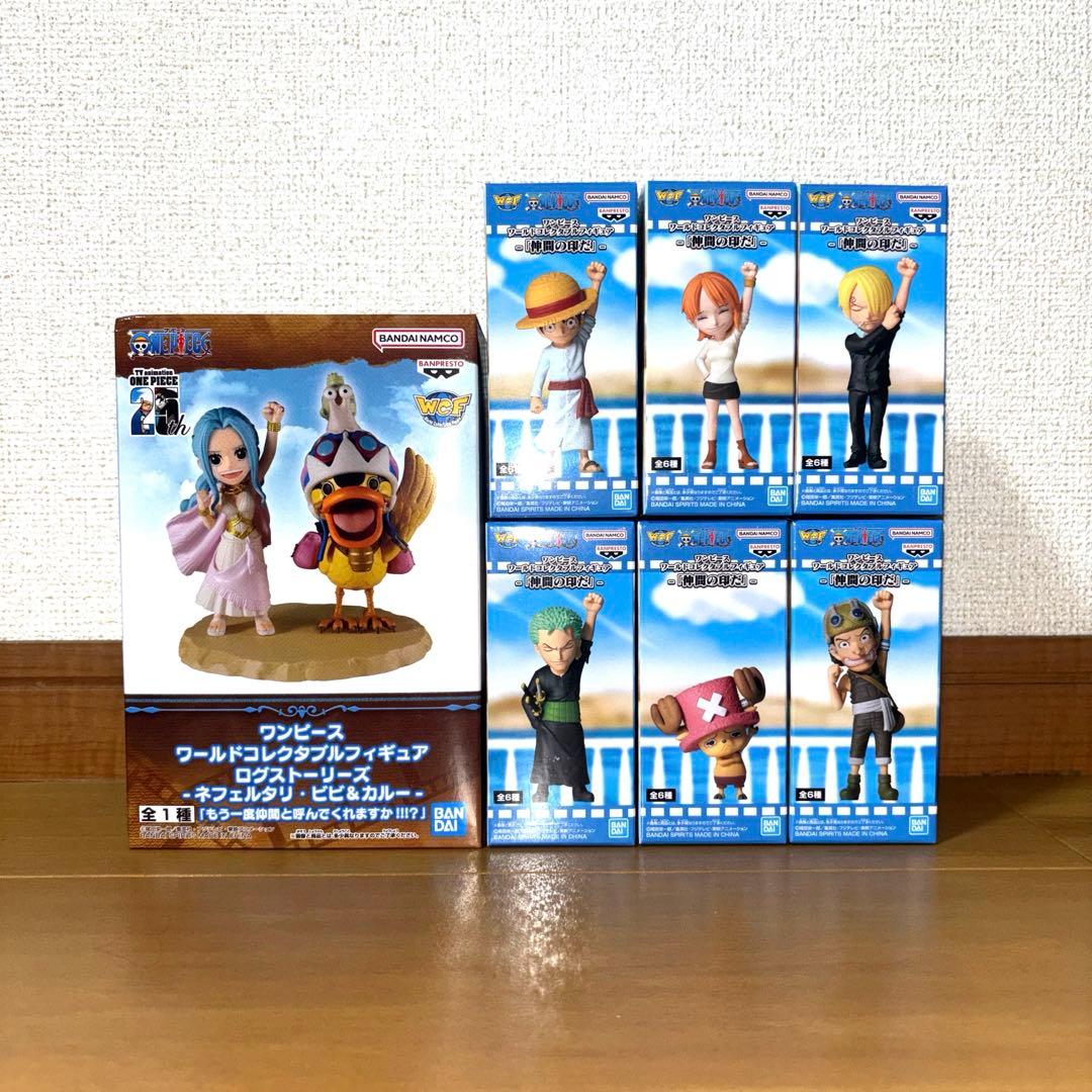 ONE PIECE ワンピース　ワーコレ　フィギュア　仲間の印だ！　7点セット