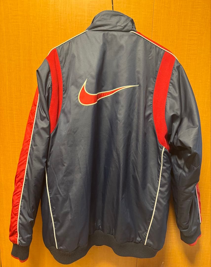 Nike XXL ベースボールブルゾン ネイビー/レッド