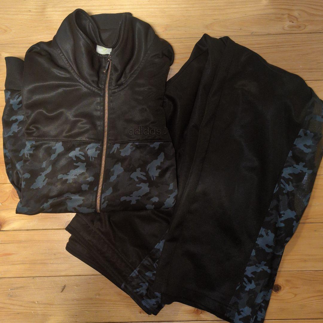 adidas NEO ジャージ上下セット 黒・迷彩