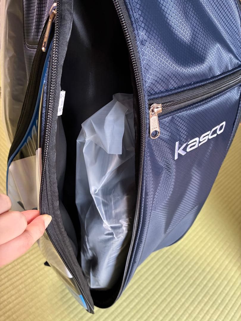 （新品未使用）ゴルフバッグ kasco 8.5型3.1kg フード47インチ対応