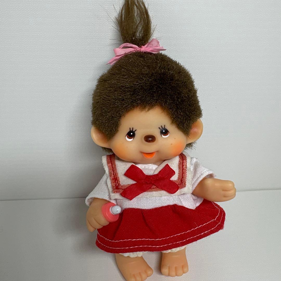 80年代 ソフビ グミ モンチッチ 女の子 monchhichi 1537