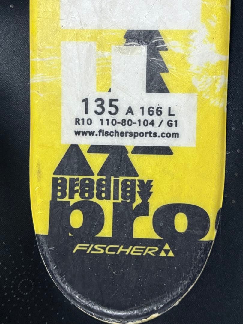 Fischer ツインチップ135 ジュニアフリースタイル