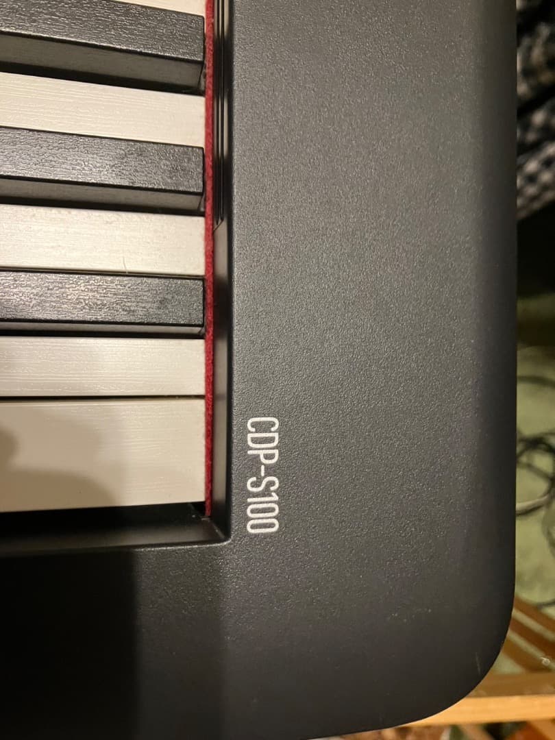 【2021年製】CASIO CDP-S100BK 電子ピアノ 88鍵盤