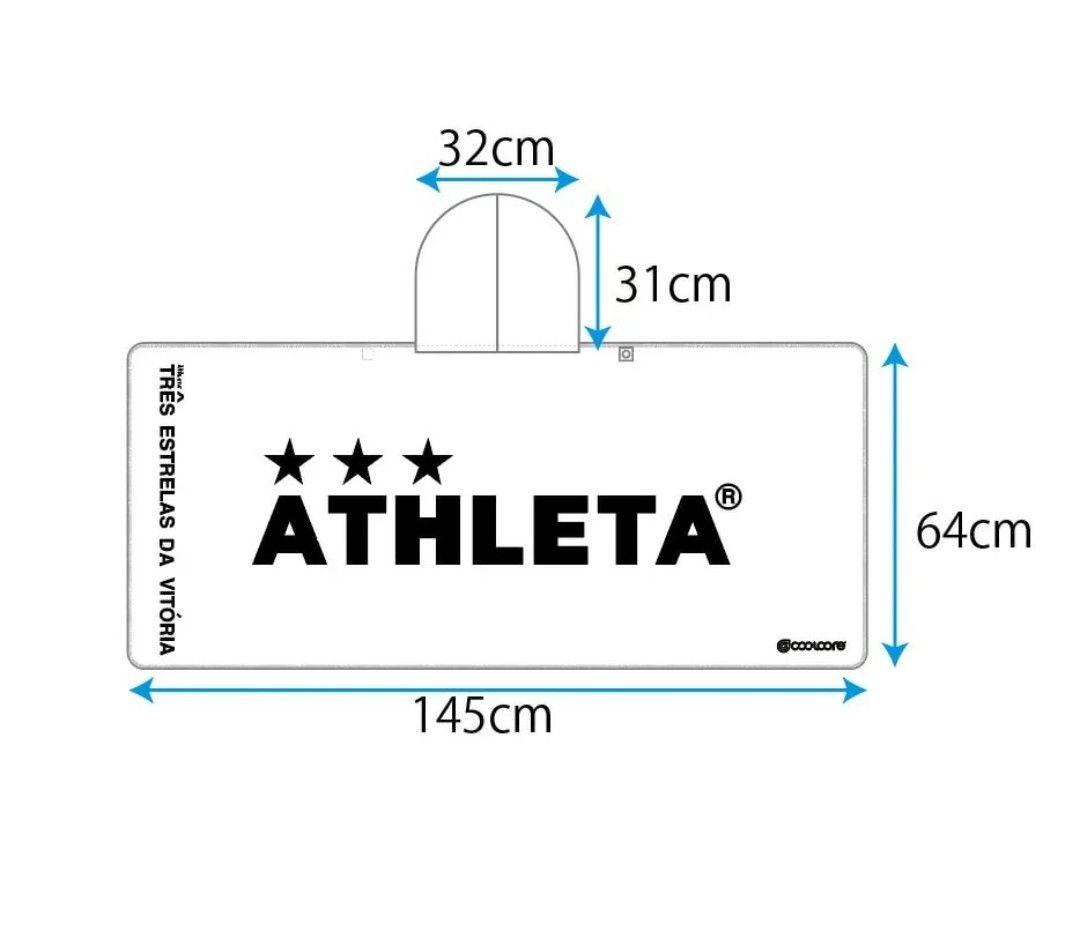 ATHLETA 冷感ポンチョ　完売品　限定ホワイト　サッカー