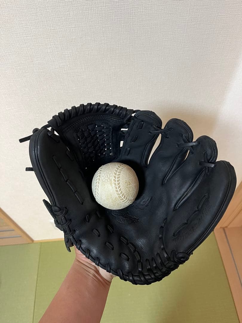 Rawlings 一般軟式大人用内野手用　美品　ローリングス　黒　RG3003