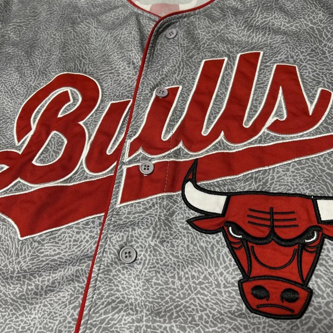 NBAシカゴブルズバスケットボールシャツ66 刺繍入XXL