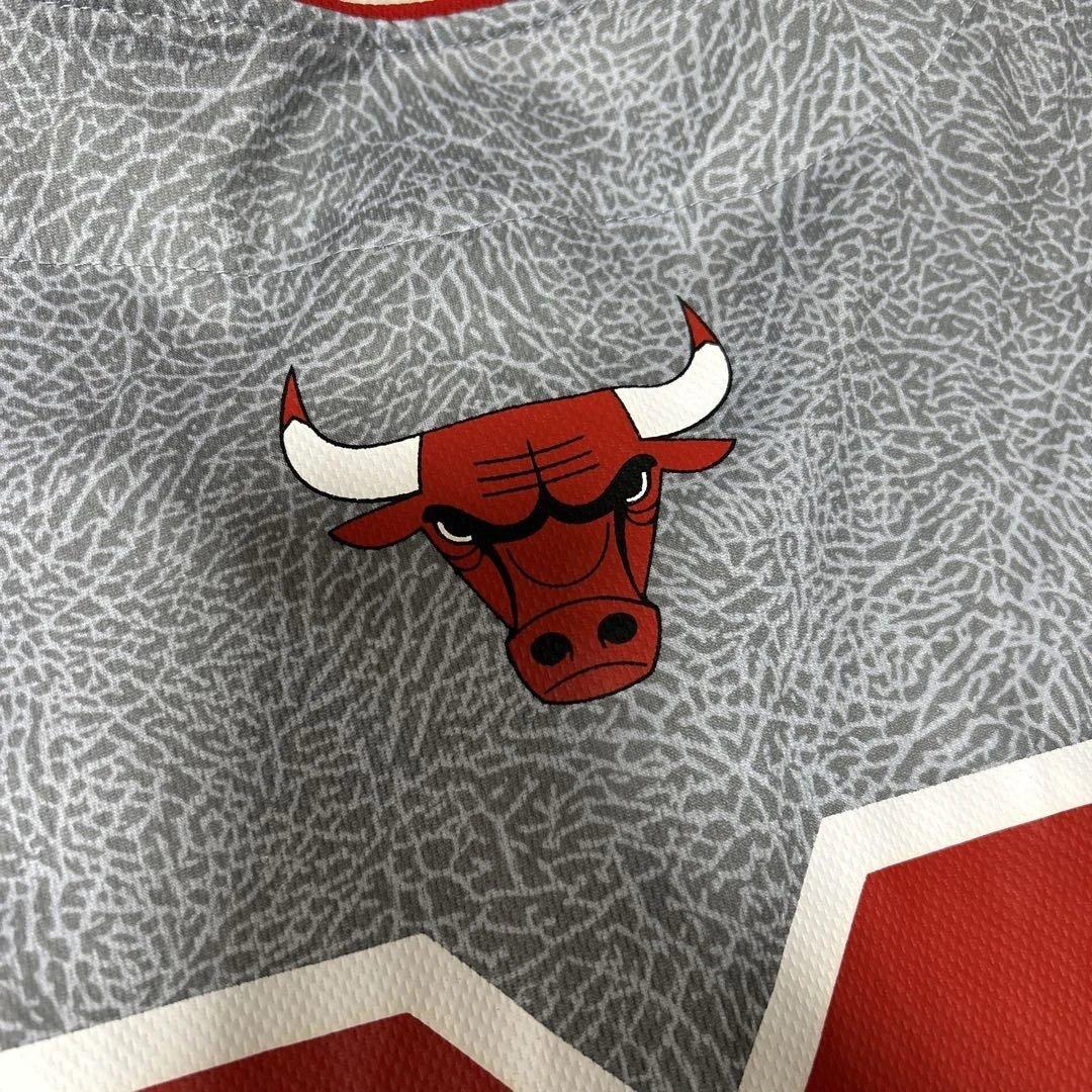 NBAシカゴブルズバスケットボールシャツ66 刺繍入XXL