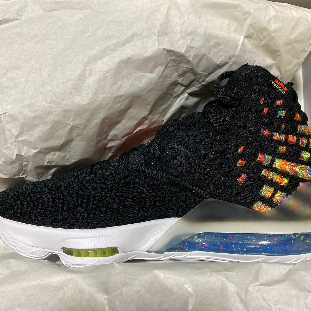 NIKE LeBron 17 ブラック/マルチカラー シューズ