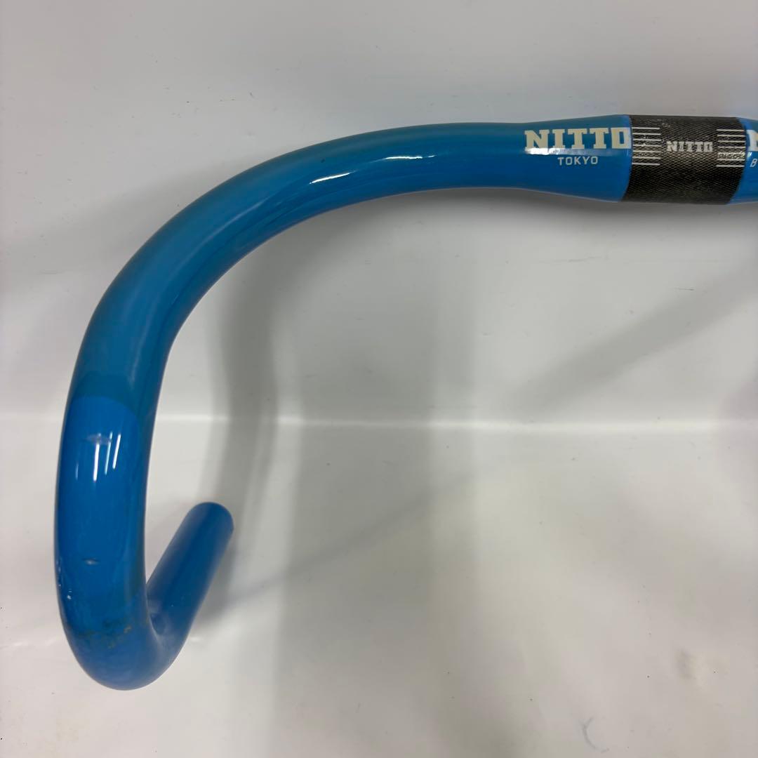 NITTO ドロップハンドル B123CB-W370 ブルー