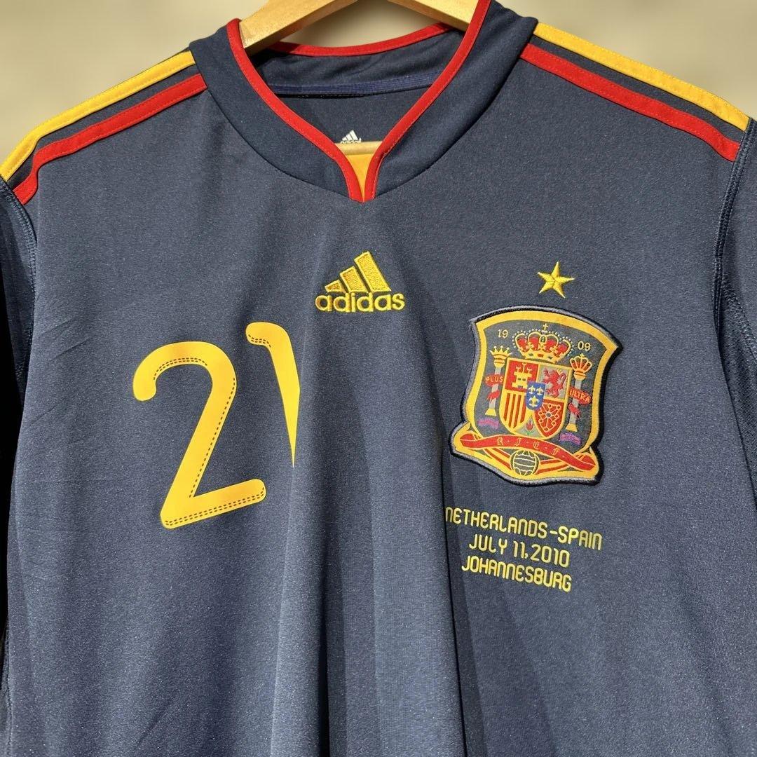 【美品】2010南アフリカW杯　サッカー　スペイン　レプリカ　シャツ