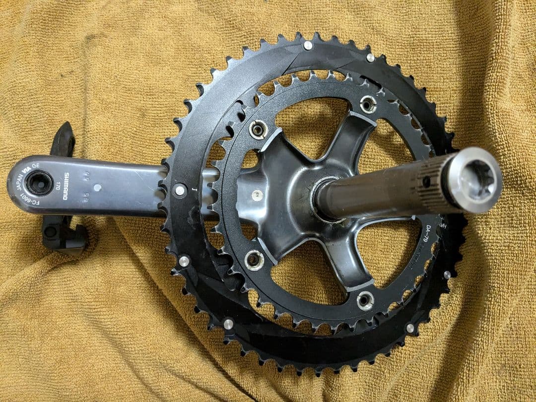 シマノ　アルテグラ6600 クランクセット 53−39T 170