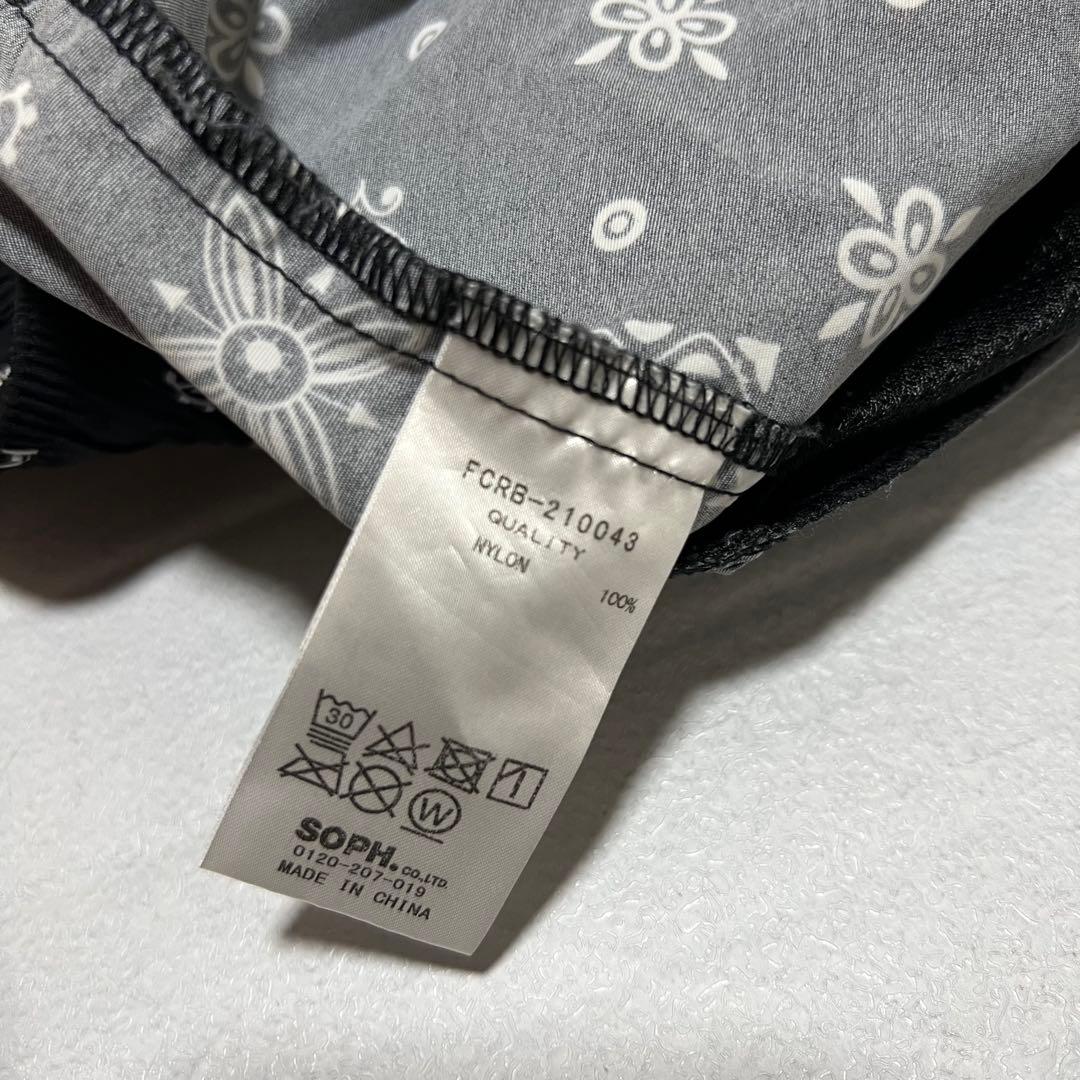 希少美品 F.C.R.B. SHORTS S ブラック バンダナショーツ