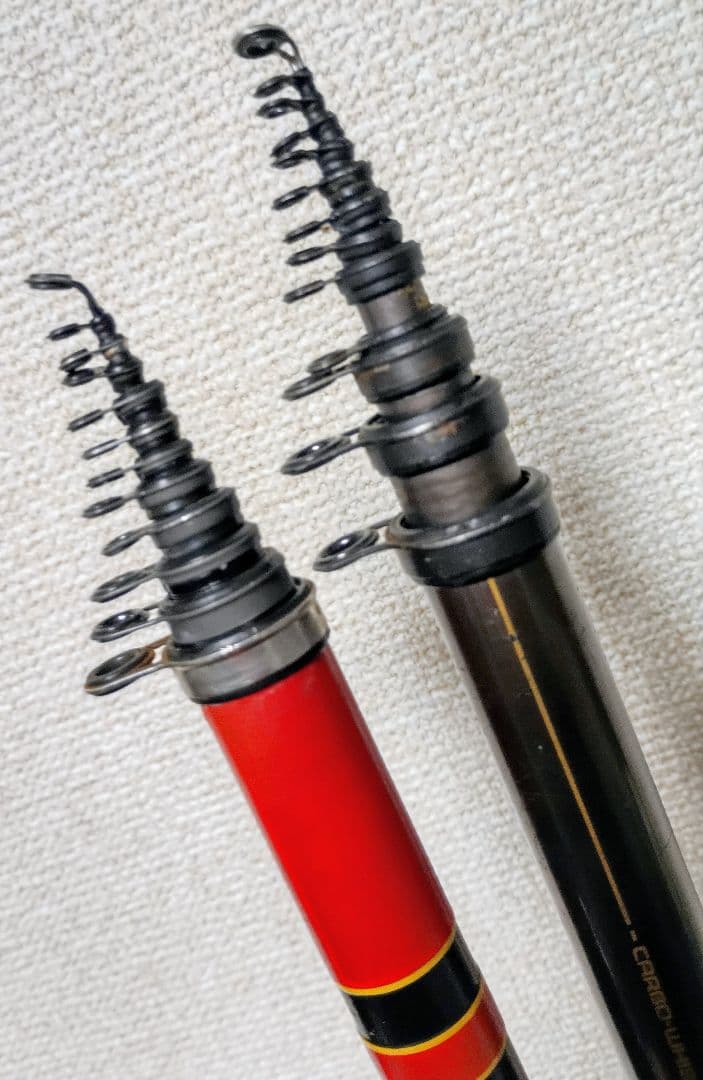ダイワパワーメッシュ波濤3号6.3m&がまかつがま磯2号5.6mまとめて2本