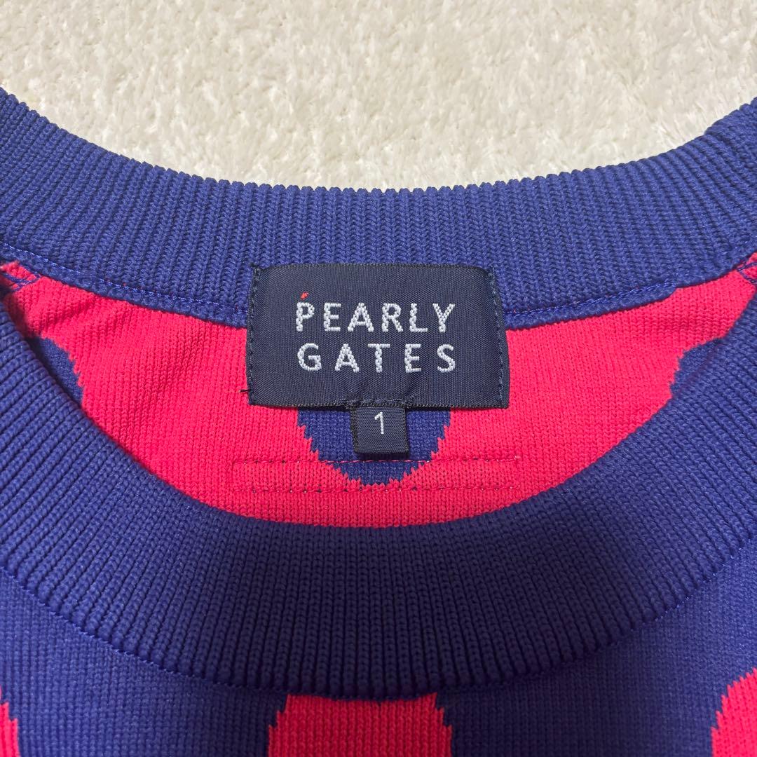 PEARLY GATES ドット柄セーター サイズ1