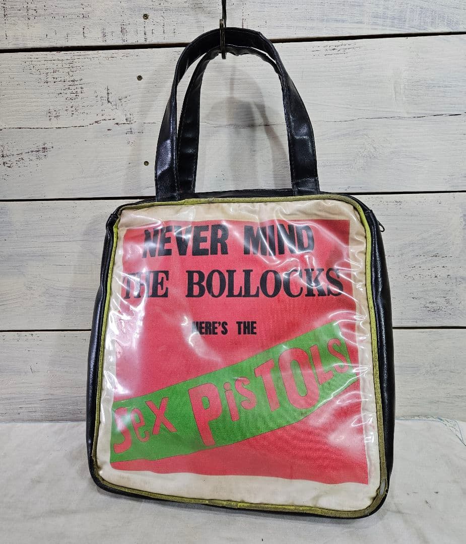 当時物 SEX PISTOLS ヴィンテージ トート レコードバッグ 塩ビ系