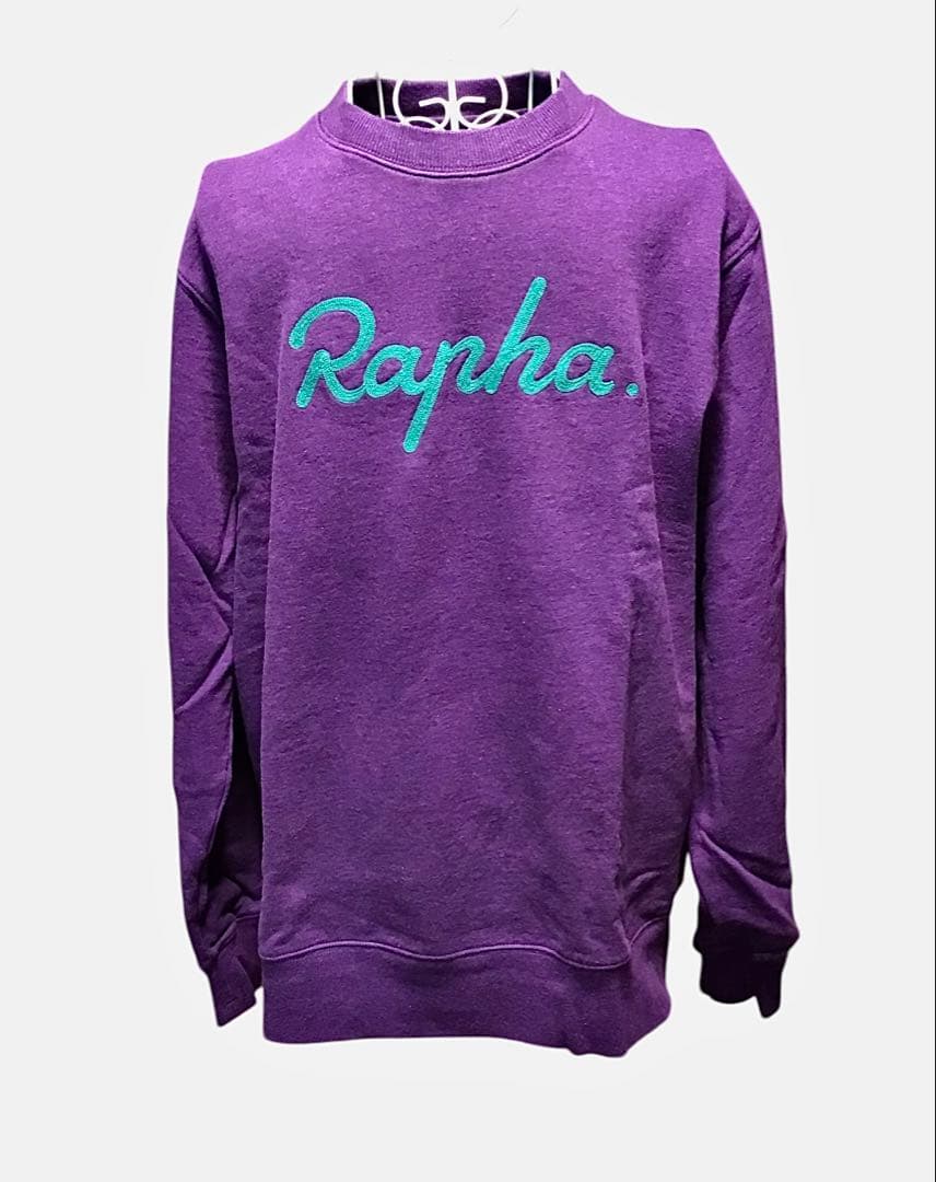 「Rapha」パープルスウェットシャツ Lサイズ