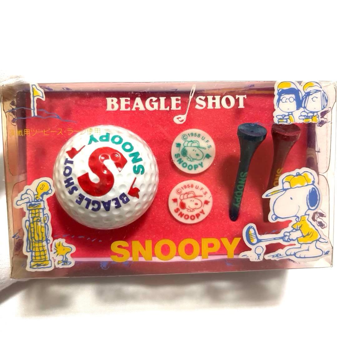 希少 SNOOPY スヌーピー ゴルフボール ティー 未使用 PEANUTS