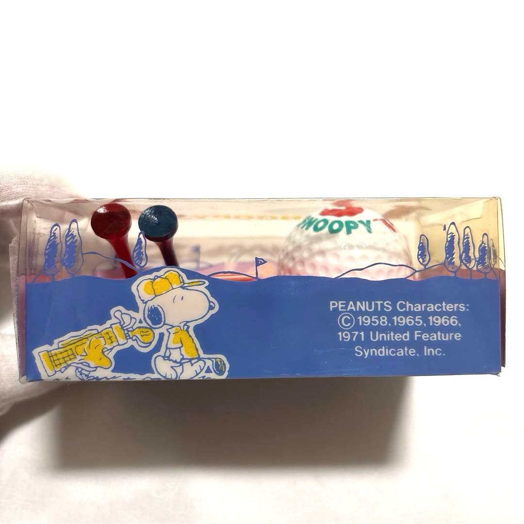 希少 SNOOPY スヌーピー ゴルフボール ティー 未使用 PEANUTS