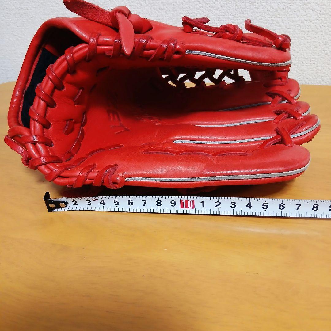ZETT 　ゼット 　少年軟式グローブ 　レッド　右投げ