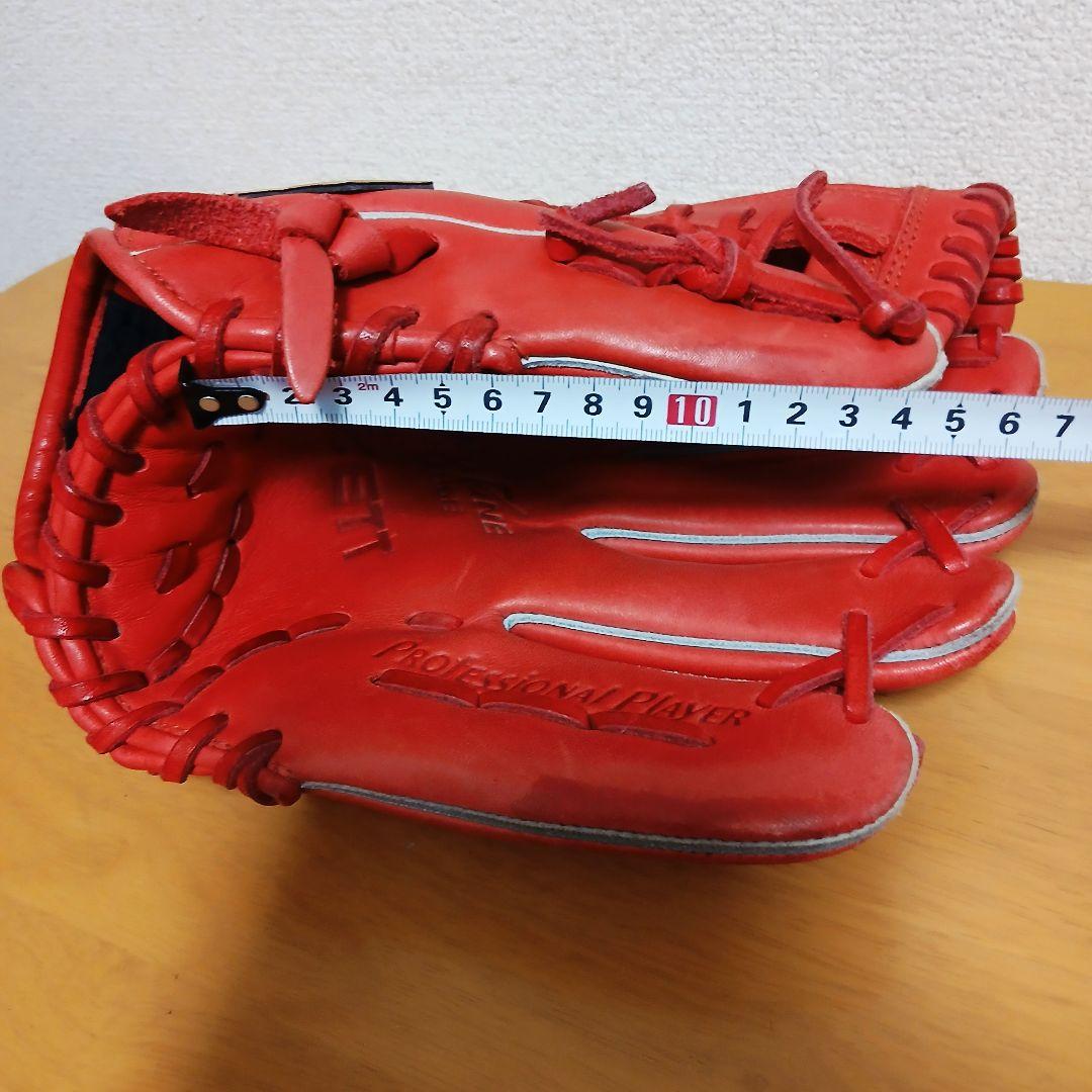ZETT 　ゼット 　少年軟式グローブ 　レッド　右投げ